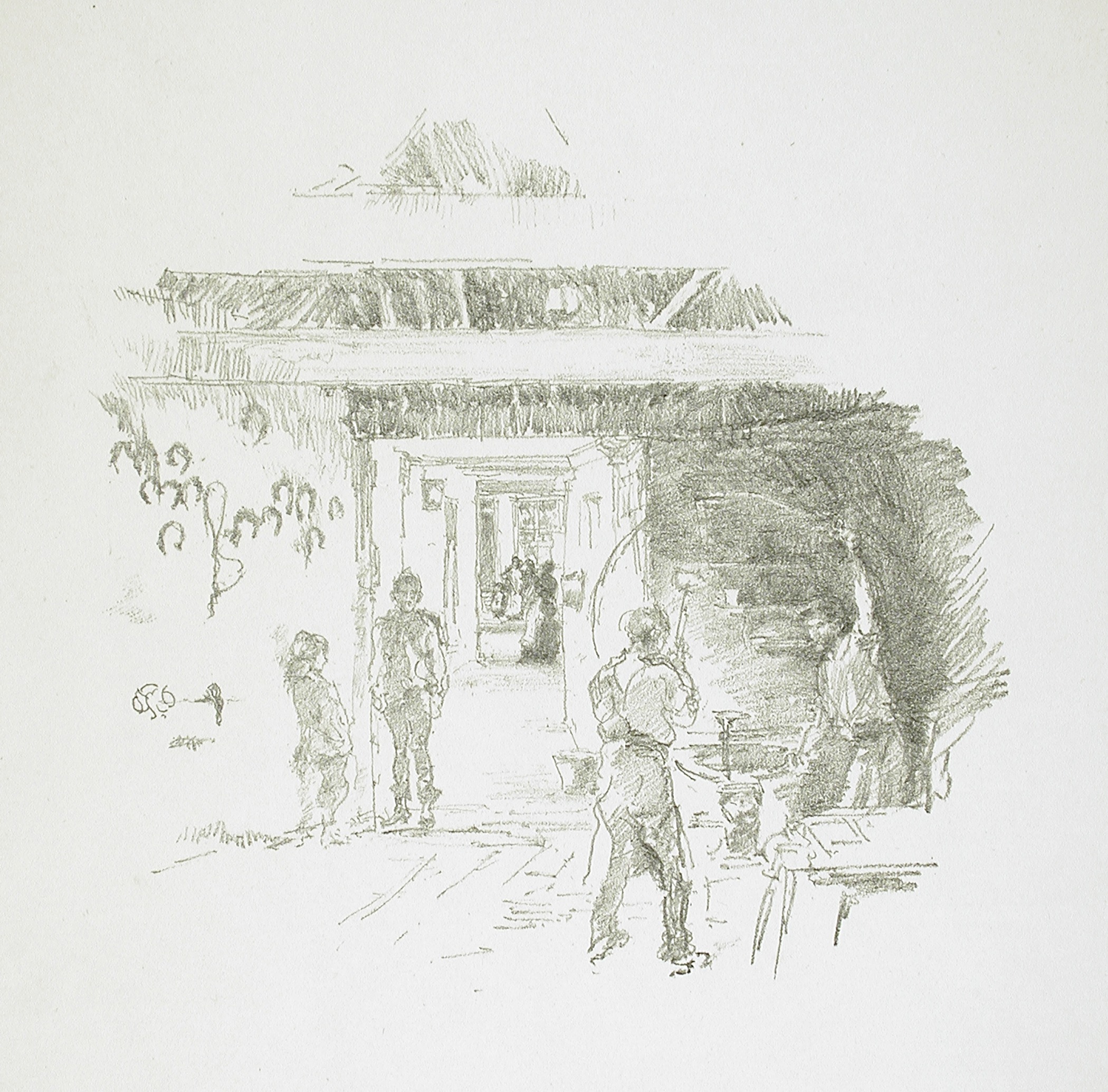 Kunstdruck The Tyresmith.. von James mcneill whistler als Leinwandbild