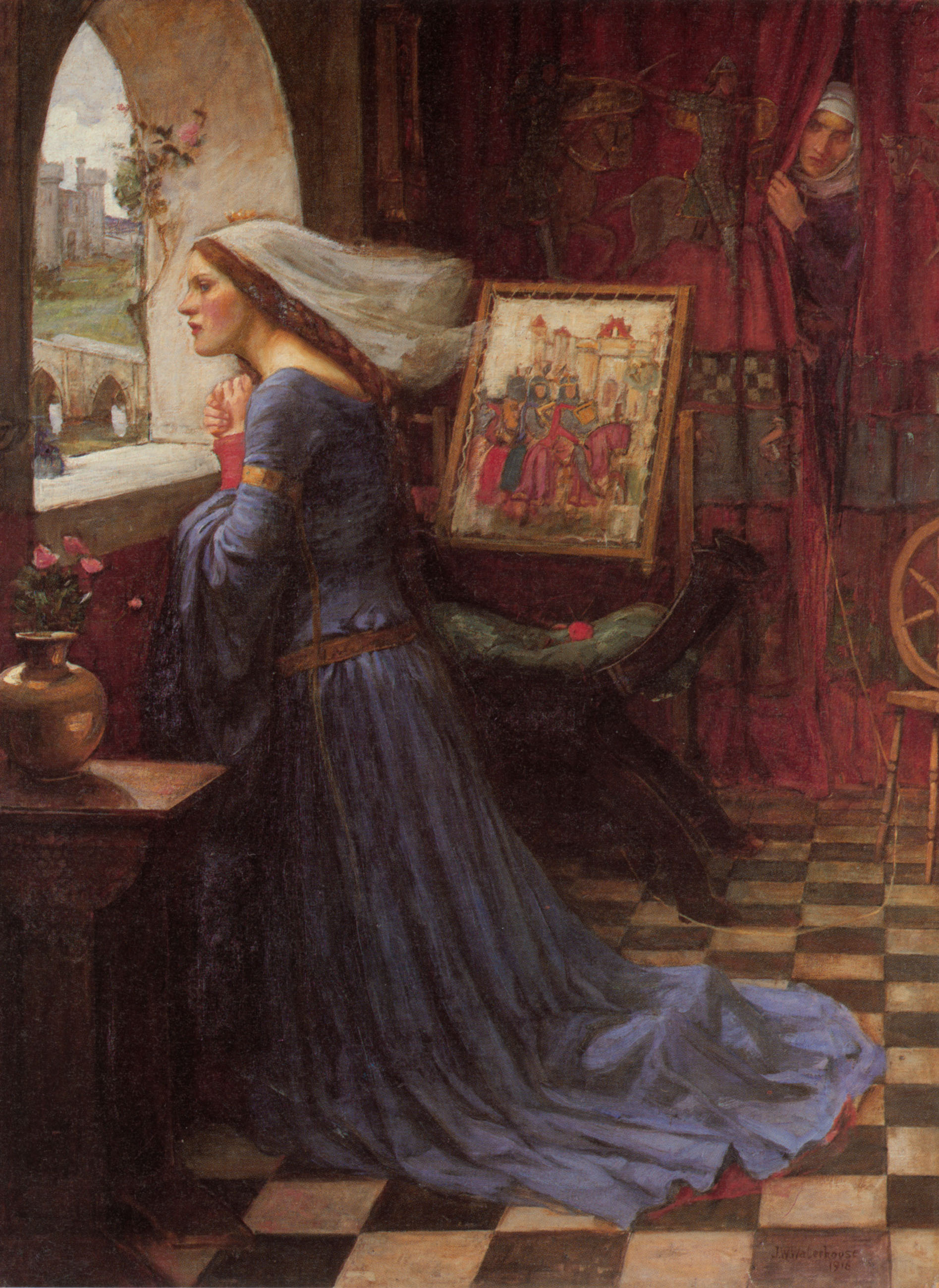 Kunstdruck Fair Rosamund.. von John William Waterhouse als Leinwandbild