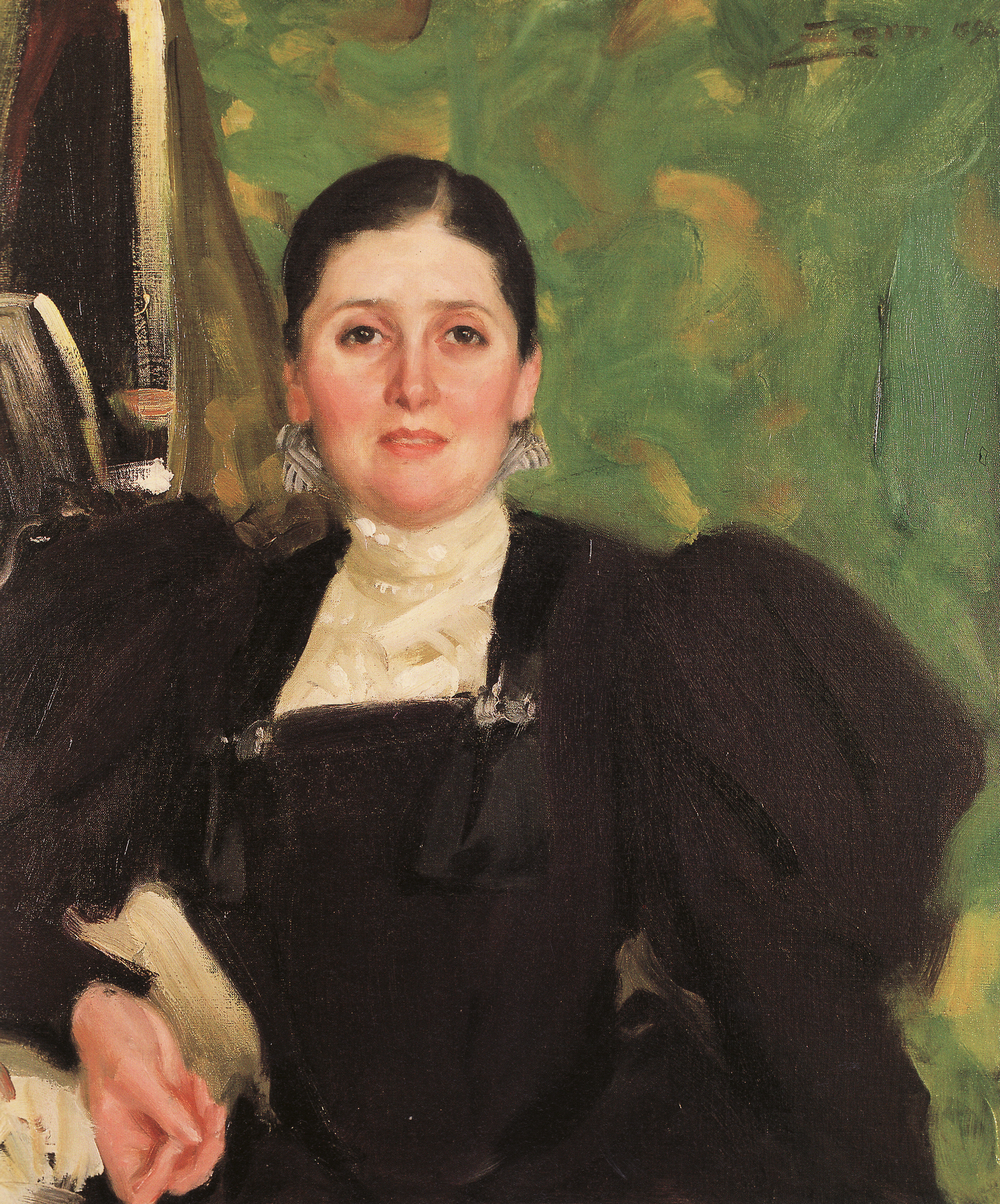 Kunstdruck Martha Marckwald.. von Max Liebermann als Leinwandbild