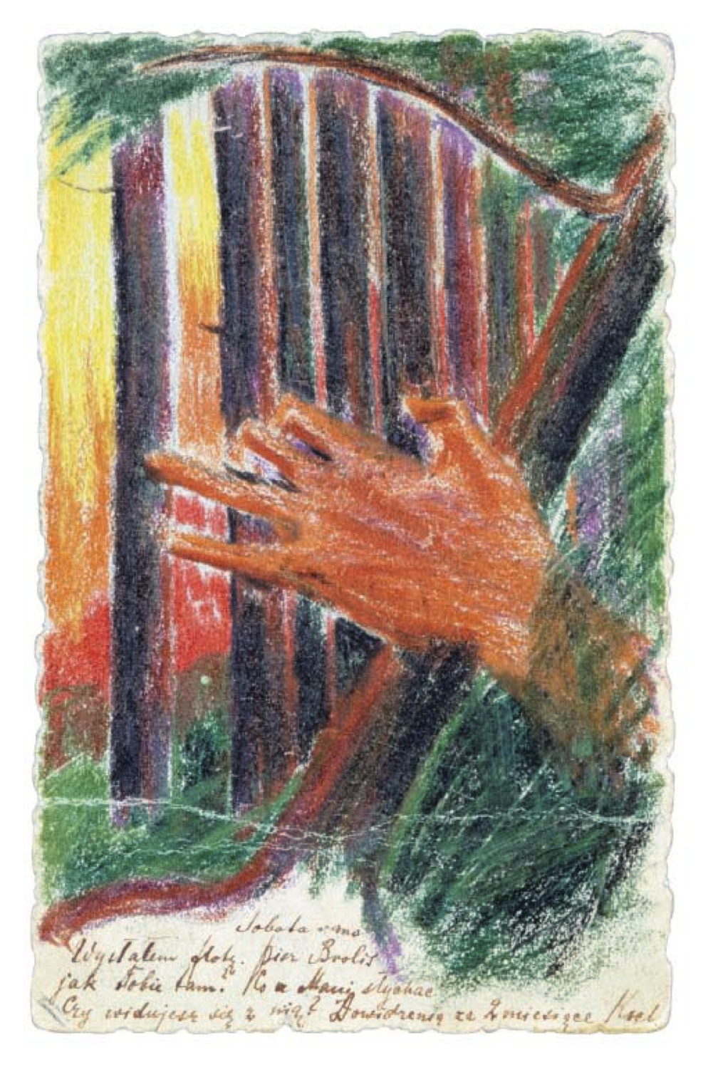 Kunstdruck Rustling of the Forest.. von Mikalojus Konstantinas Ciurlionis als Leinwandbild