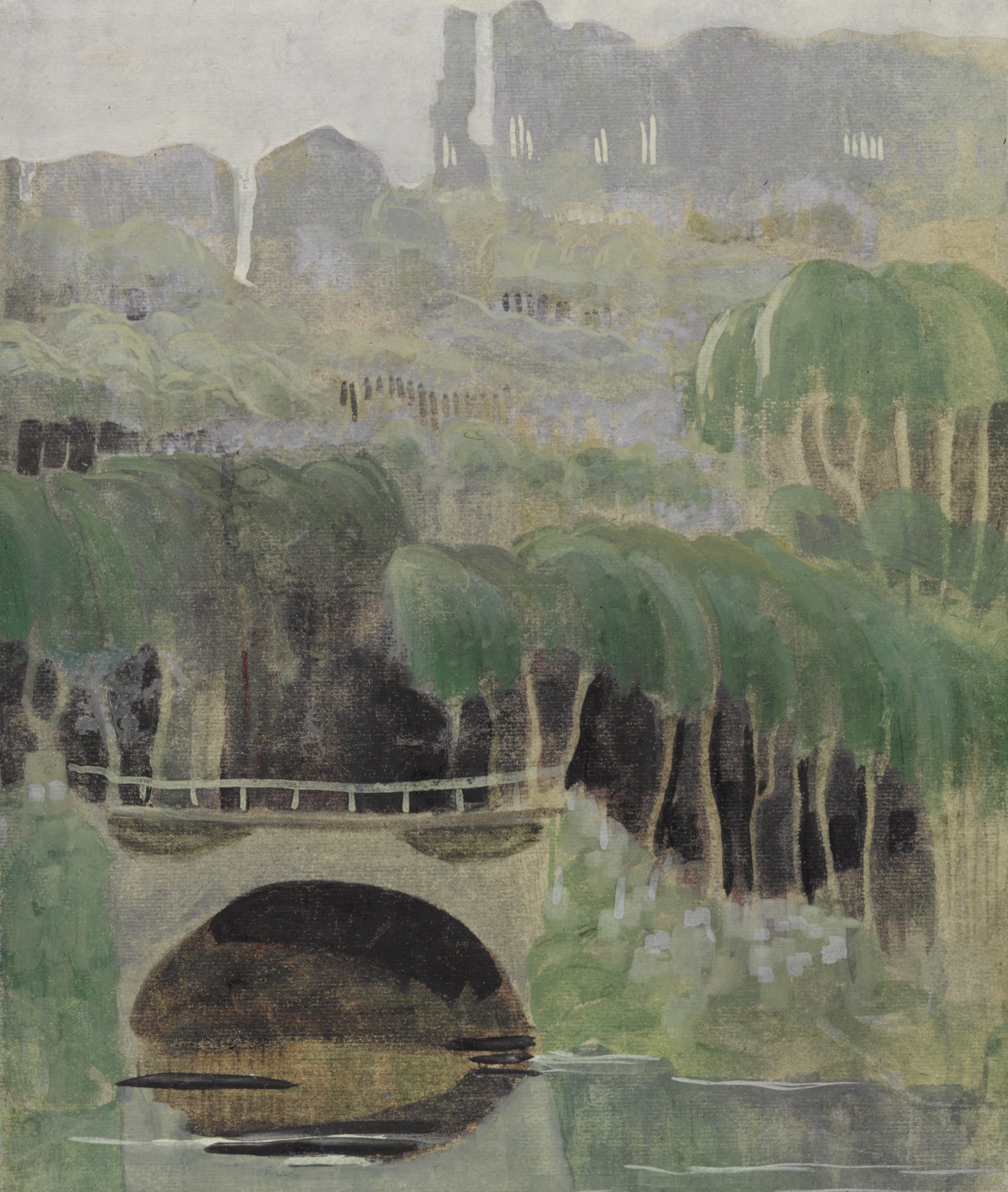 Kunstdruck Spring Motiv I.. von Mikalojus Konstantinas Ciurlionis als Leinwandbild