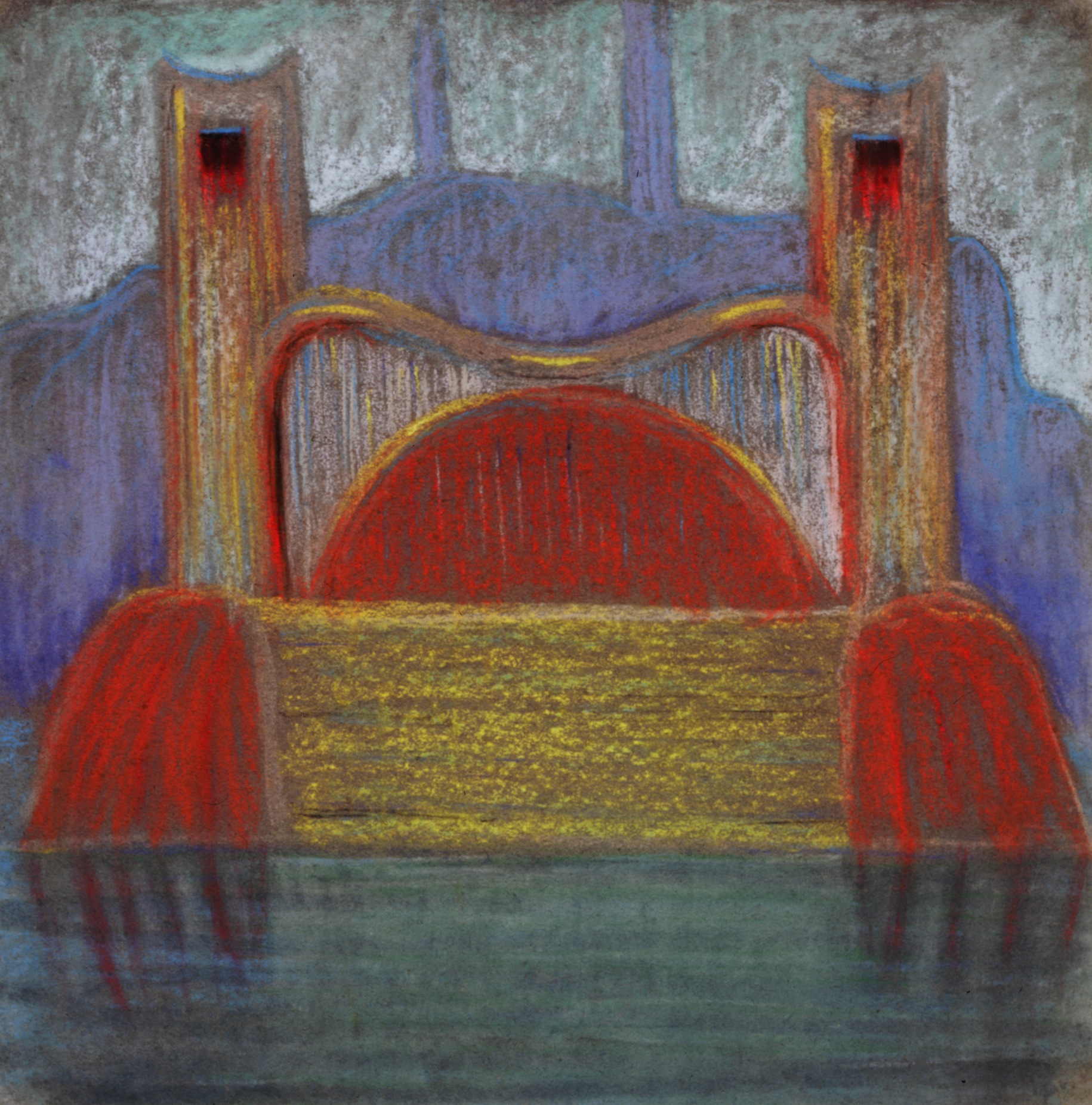 Kunstdruck WRATH I.. von Mikalojus Konstantinas Ciurlionis als Leinwandbild