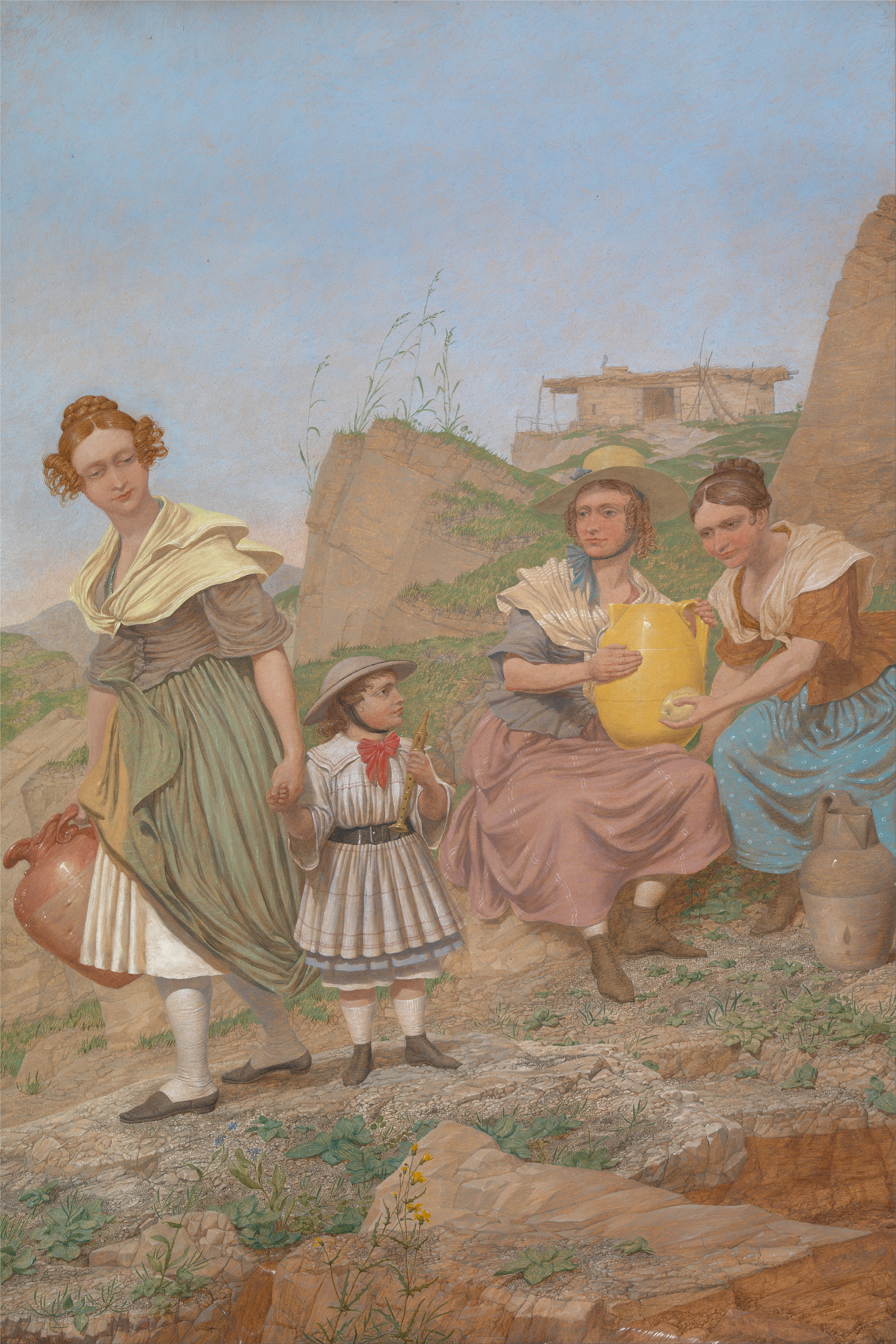Kunstdruck Negation.. von Richard Dadd als Leinwandbild